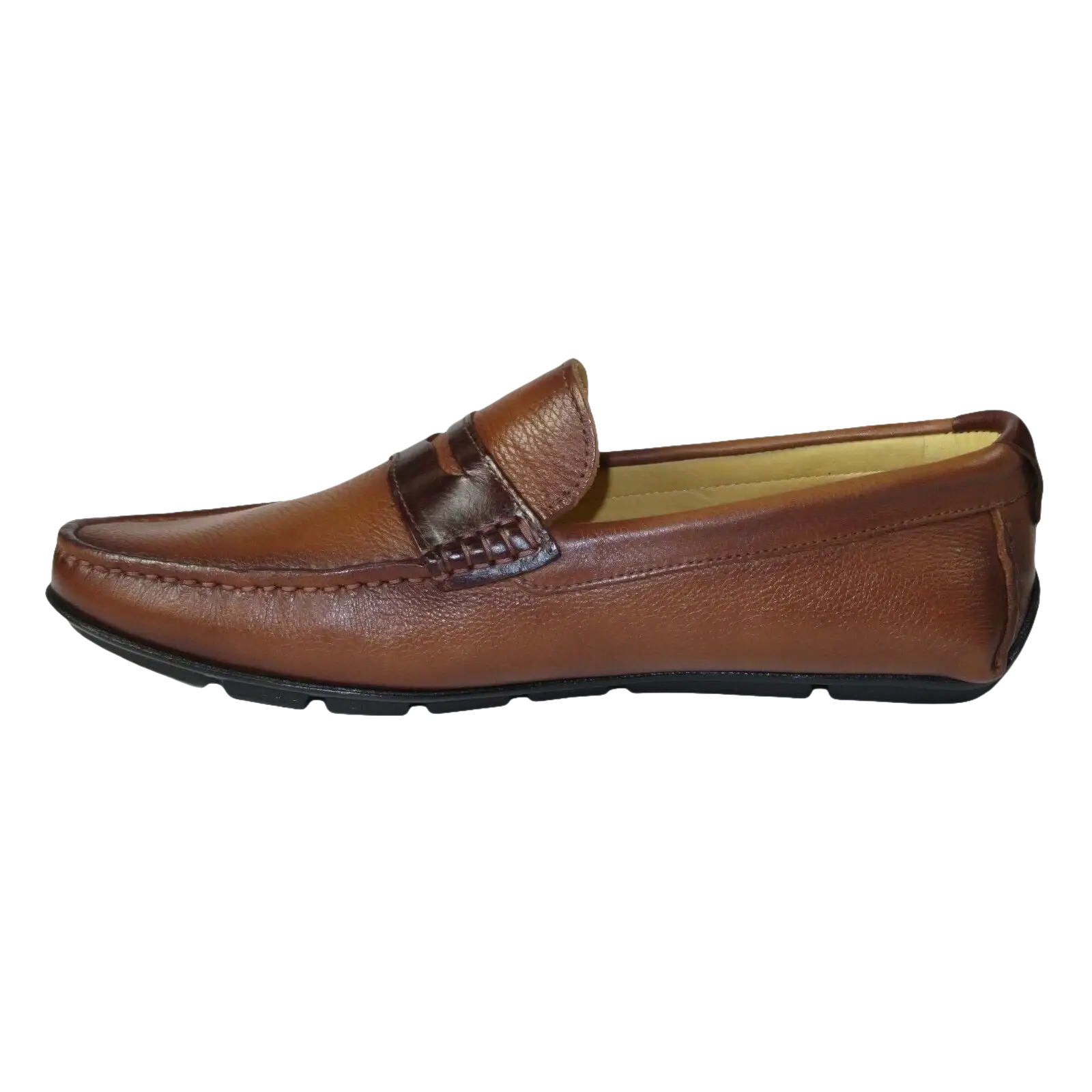 Men's Shoes Steve Madden Slip On Driving style Casual Soft Leather Tatem Bronze - J.Valintin Men's Wear Legend - 99695