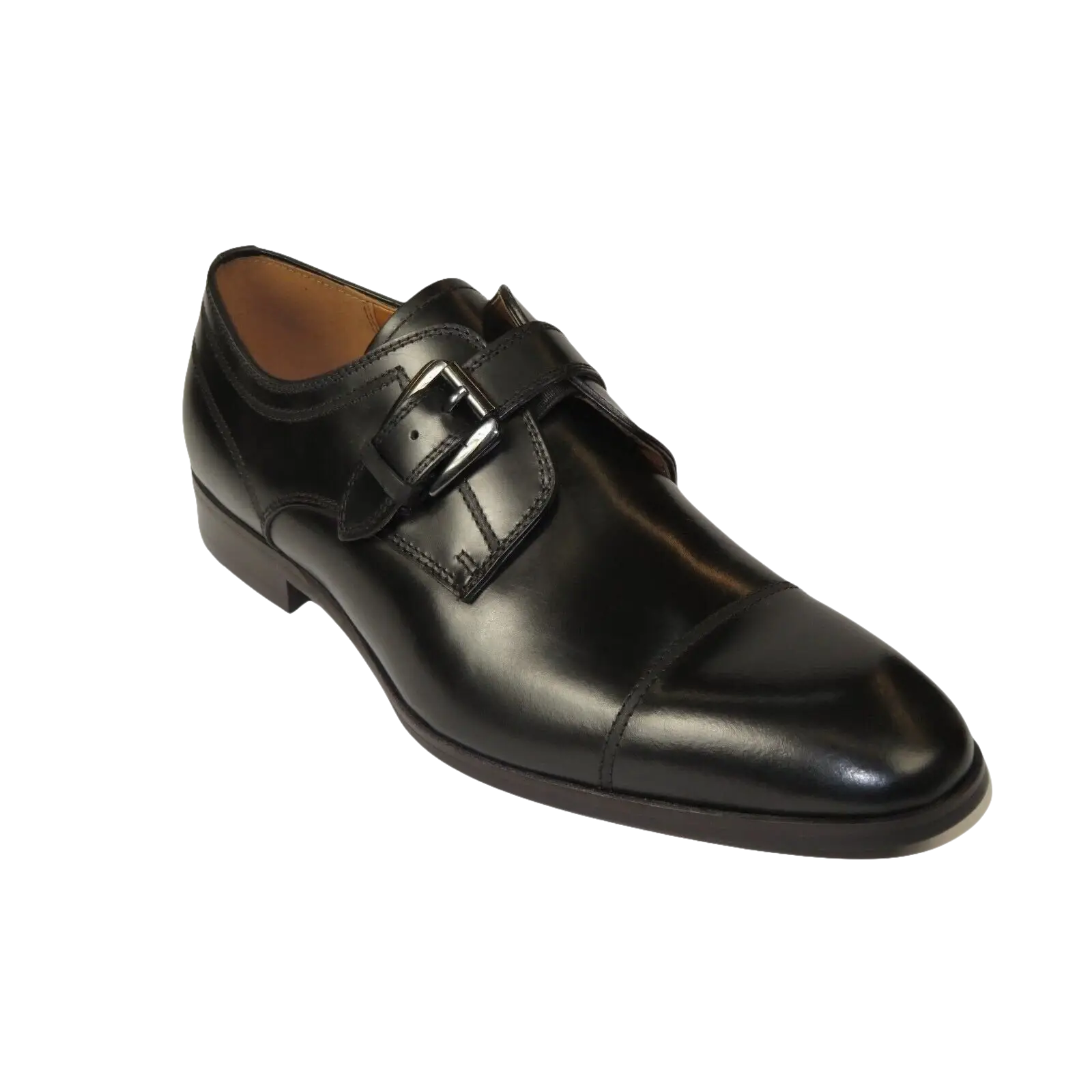 Men's Shoes Steve Madden Soft Leather upper Buckle Strap Covet Black - J.Valintin Men's Wear Legend - 99748