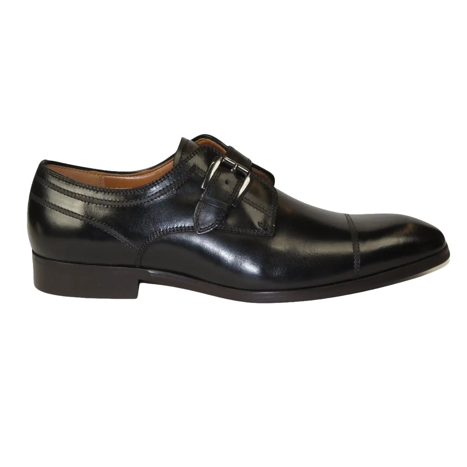 Men's Shoes Steve Madden Soft Leather upper Buckle Strap Covet Black - J.Valintin Men's Wear Legend - 99748