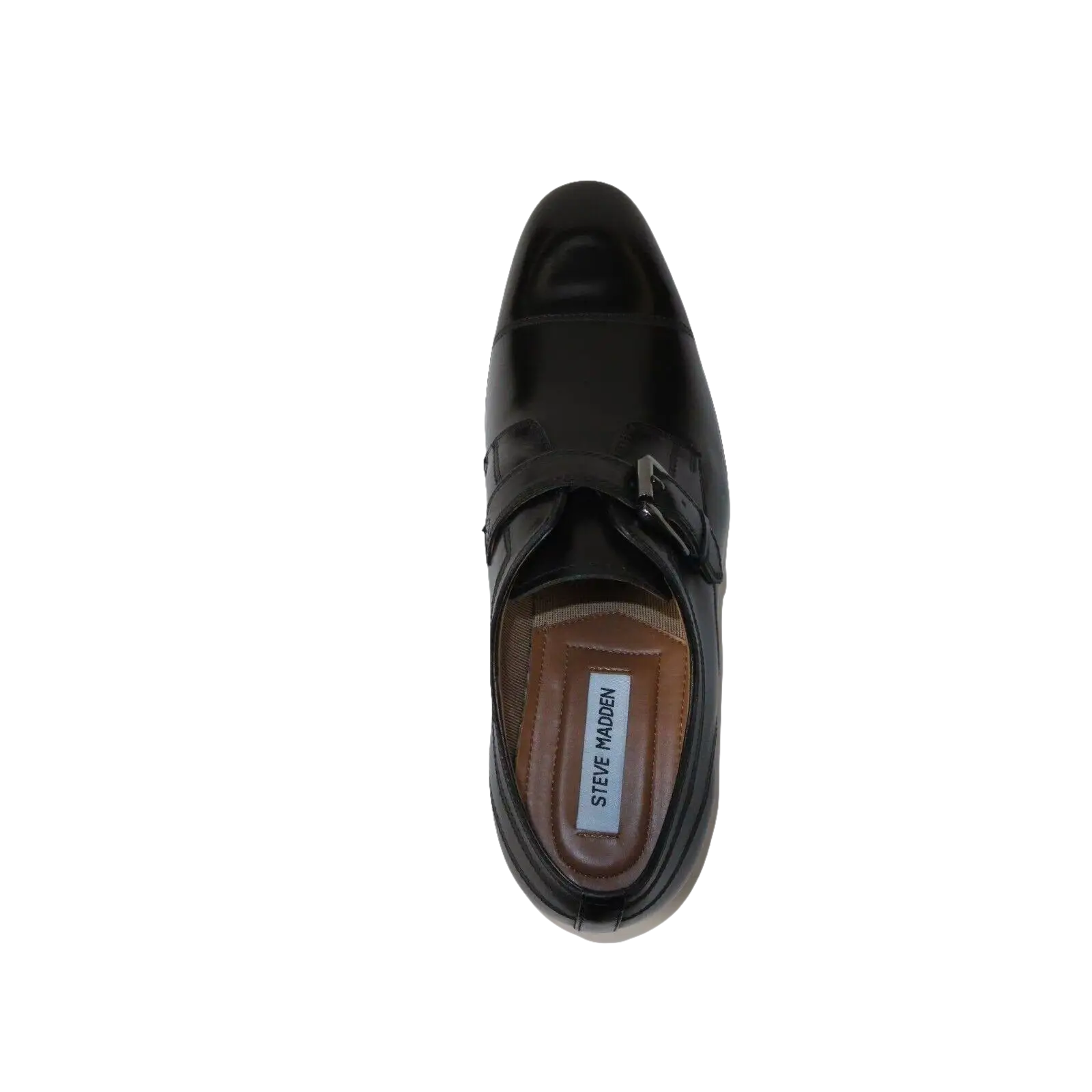 Men's Shoes Steve Madden Soft Leather upper Buckle Strap Covet Black - J.Valintin Men's Wear Legend - 99748