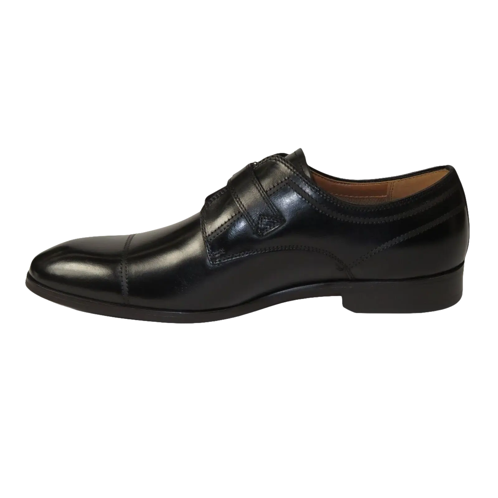 Men's Shoes Steve Madden Soft Leather upper Buckle Strap Covet Black - J.Valintin Men's Wear Legend - 99748