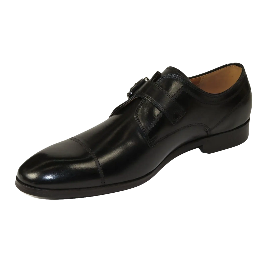 Men's Shoes Steve Madden Soft Leather upper Buckle Strap Covet Black - J.Valintin Men's Wear Legend - 99748