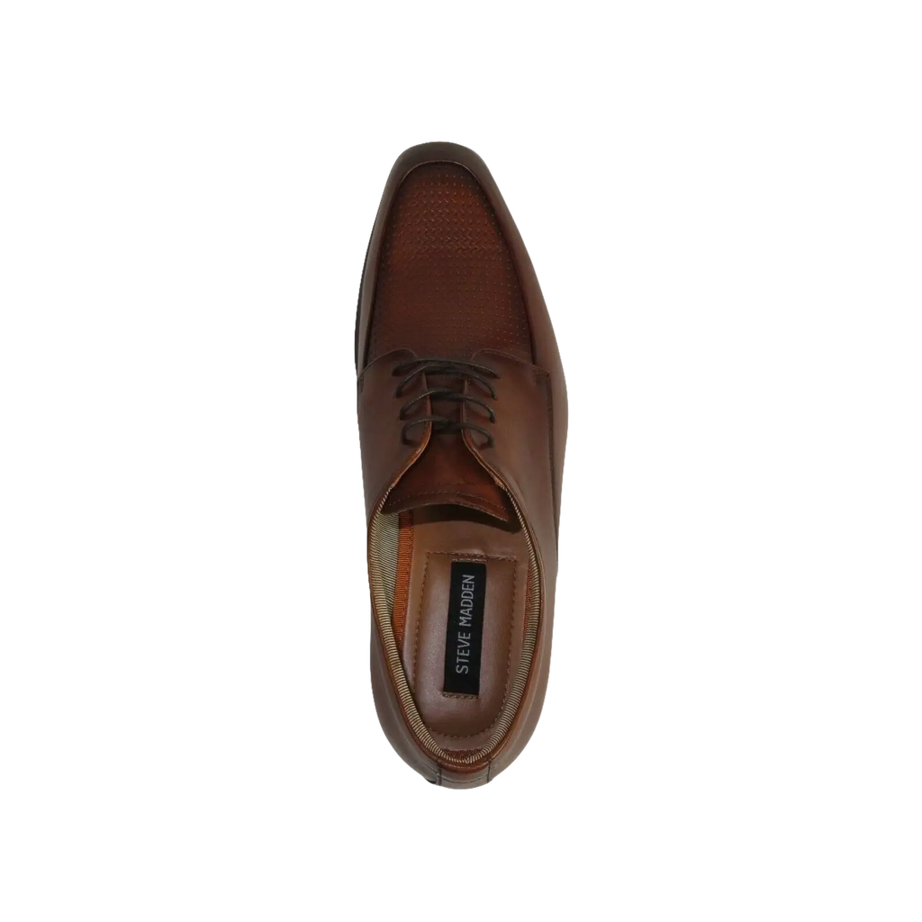 Men's Shoes Steve Madden Soft Leather upper Lace Up Imala Tan - J.Valintin Men's Wear Legend - 99776