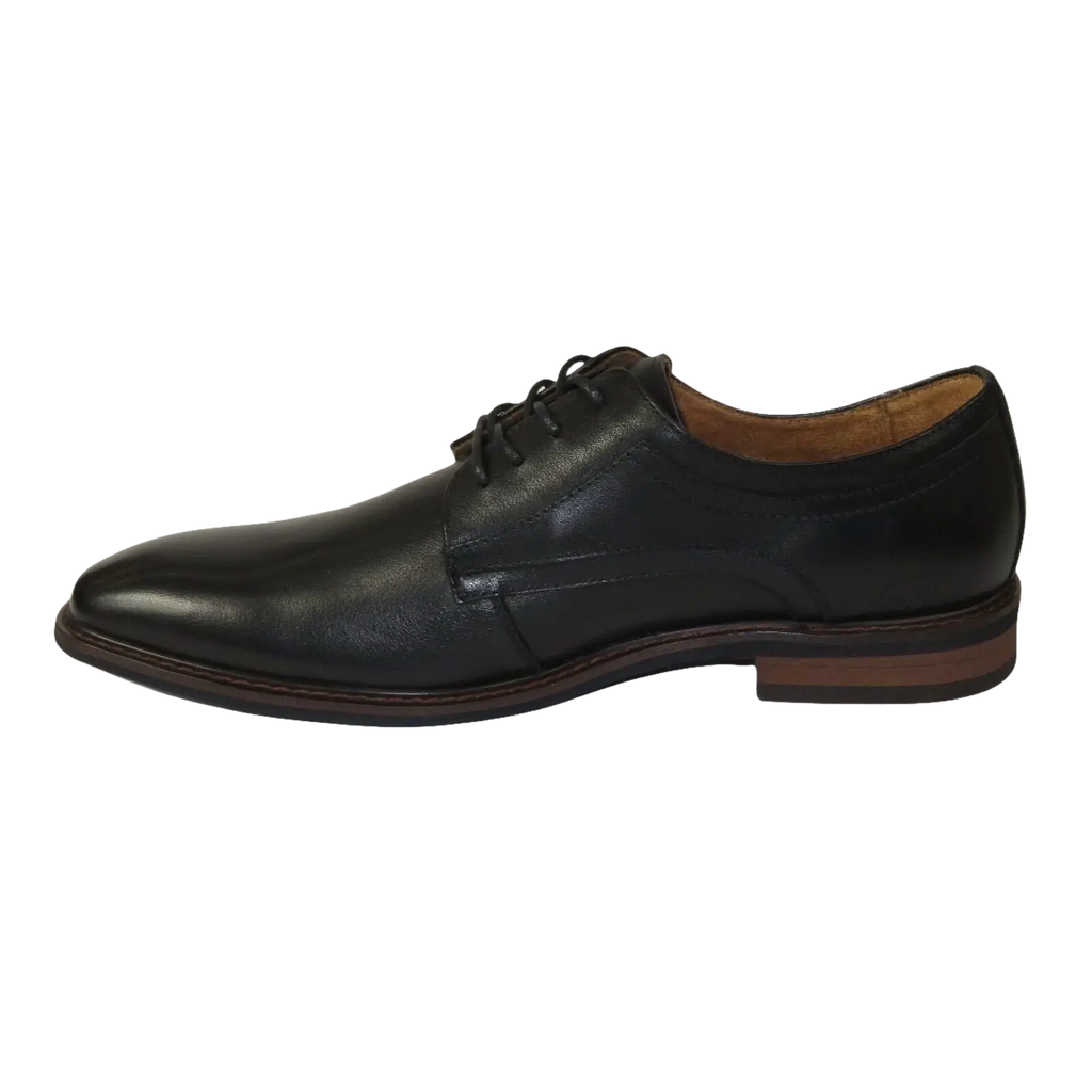 Men's Shoes Steve Madden Soft Leather upper Lace Up Nanndo Black - J.Valintin Men's Wear Legend - 99812