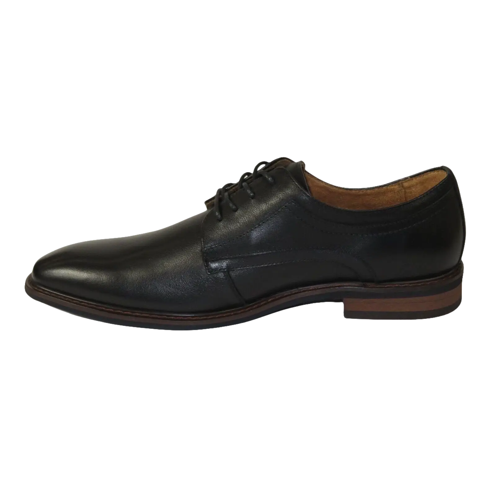 Men's Shoes Steve Madden Soft Leather upper Lace Up Nanndo Black - J.Valintin Men's Wear Legend - 99812