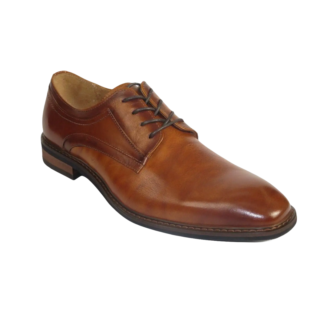 Men's Shoes Steve Madden Soft Leather upper Lace Up Nanndo Brandy - J.Valintin Men's Wear Legend - 99803