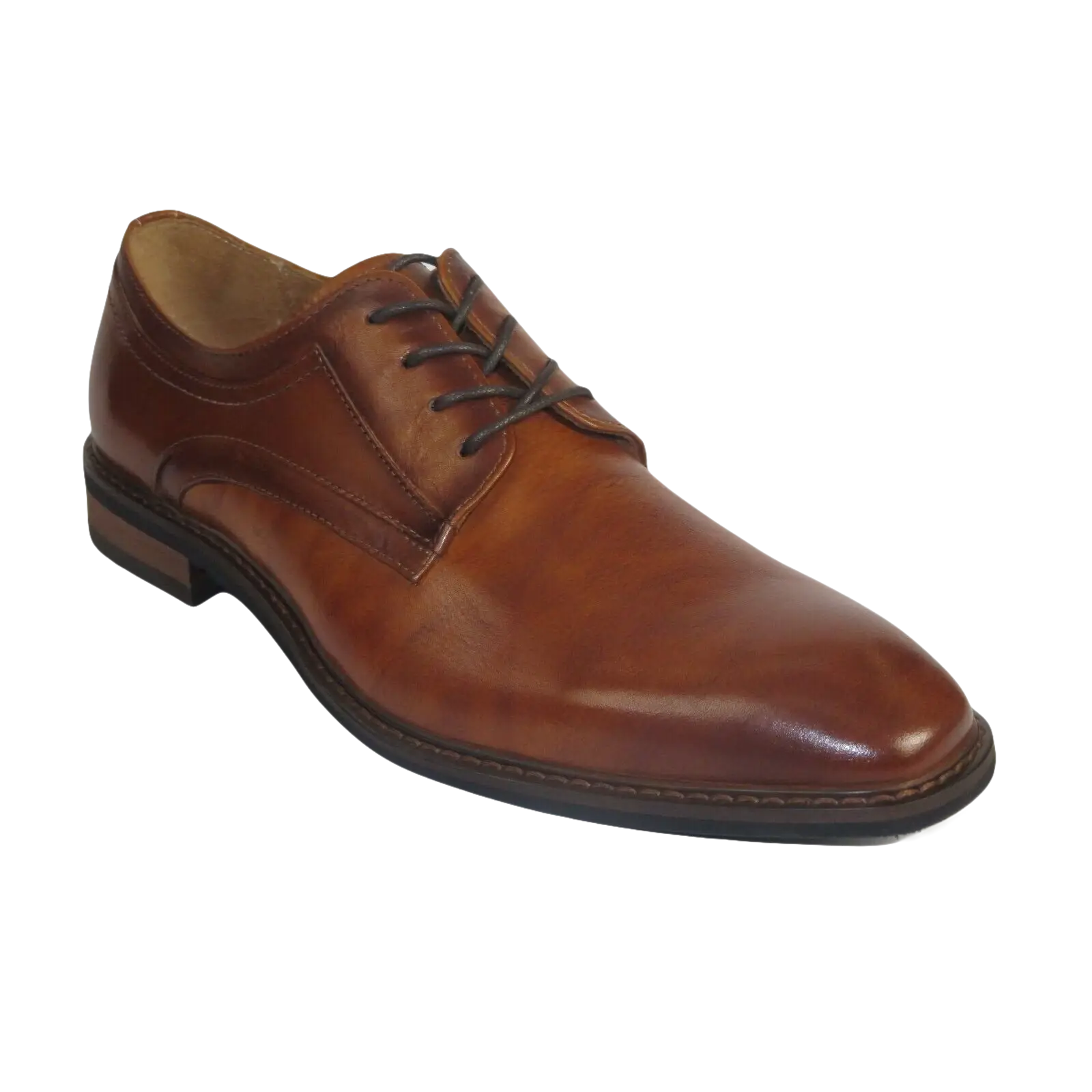 Men's Shoes Steve Madden Soft Leather upper Lace Up Nanndo Brandy - J.Valintin Men's Wear Legend - 99803