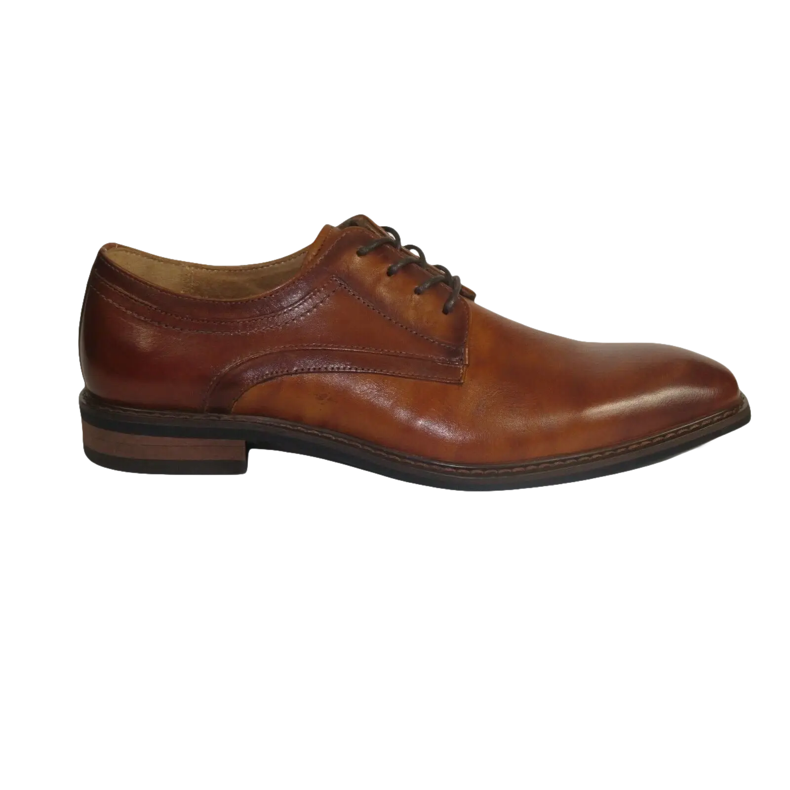 Men's Shoes Steve Madden Soft Leather upper Lace Up Nanndo Brandy - J.Valintin Men's Wear Legend - 99803
