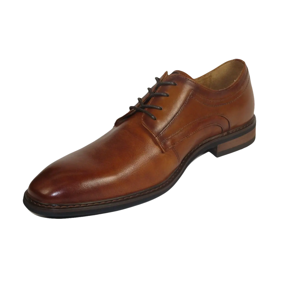 Men's Shoes Steve Madden Soft Leather upper Lace Up Nanndo Brandy - J.Valintin Men's Wear Legend - 99803