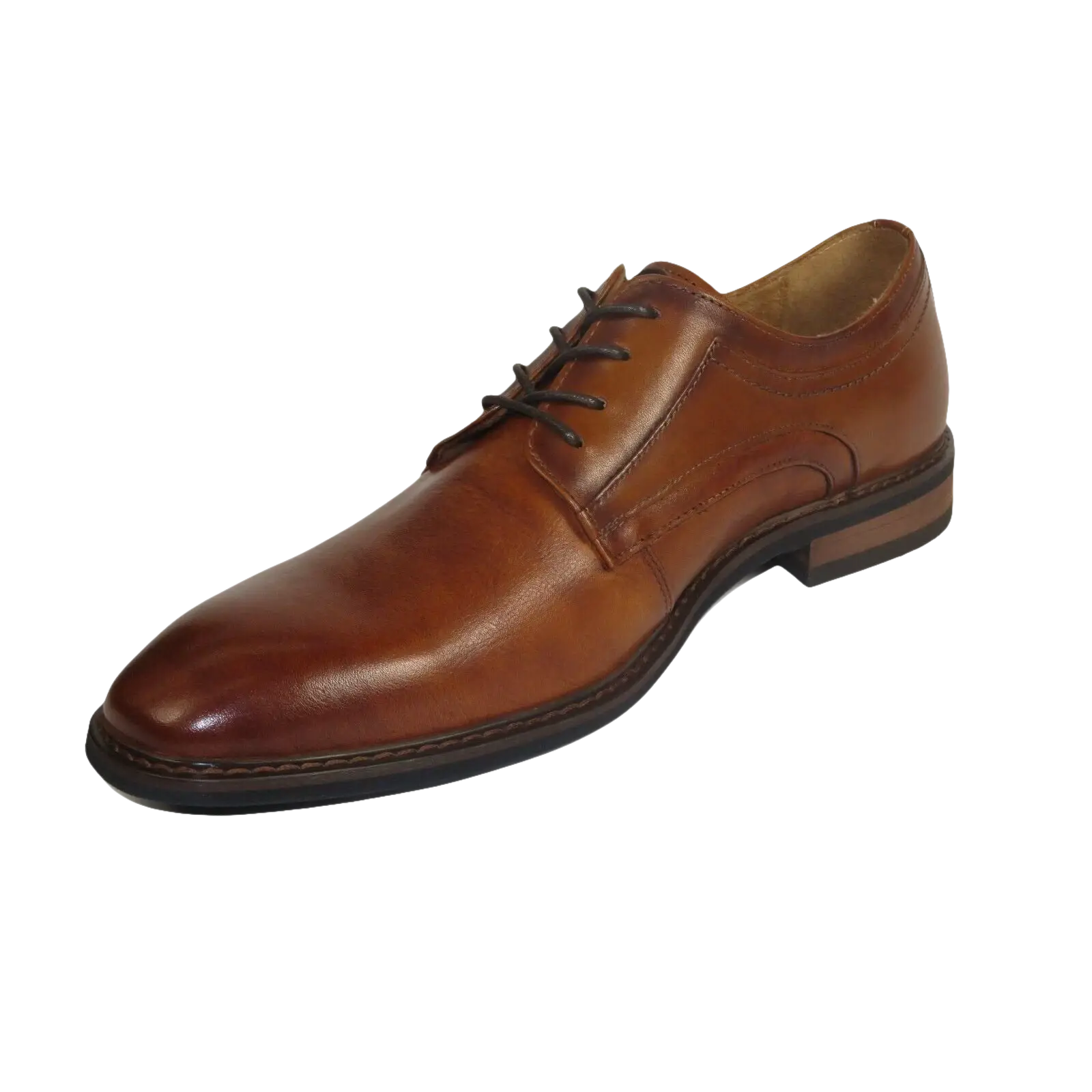Men's Shoes Steve Madden Soft Leather upper Lace Up Nanndo Brandy - J.Valintin Men's Wear Legend - 99803