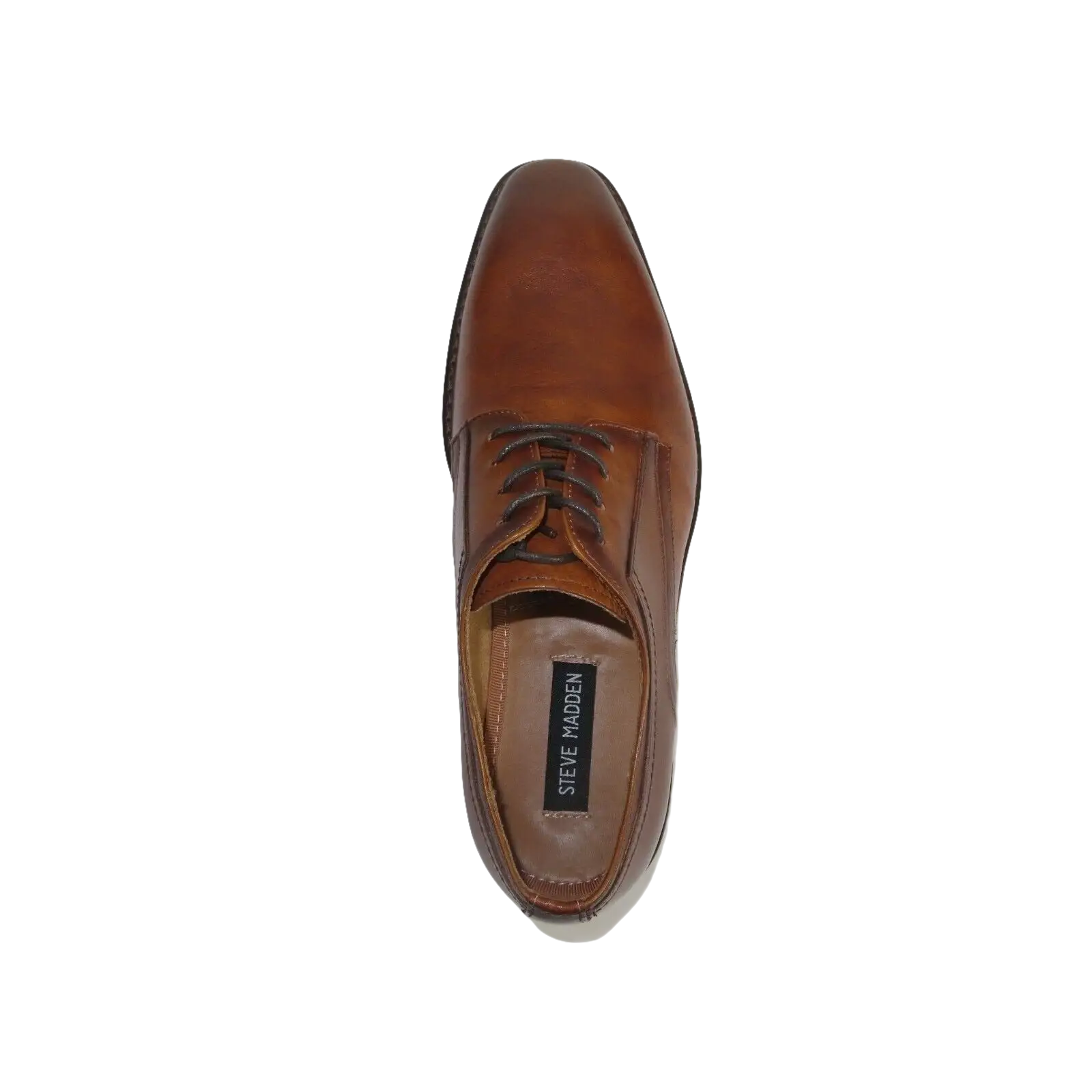 Men's Shoes Steve Madden Soft Leather upper Lace Up Nanndo Brandy - J.Valintin Men's Wear Legend - 99803