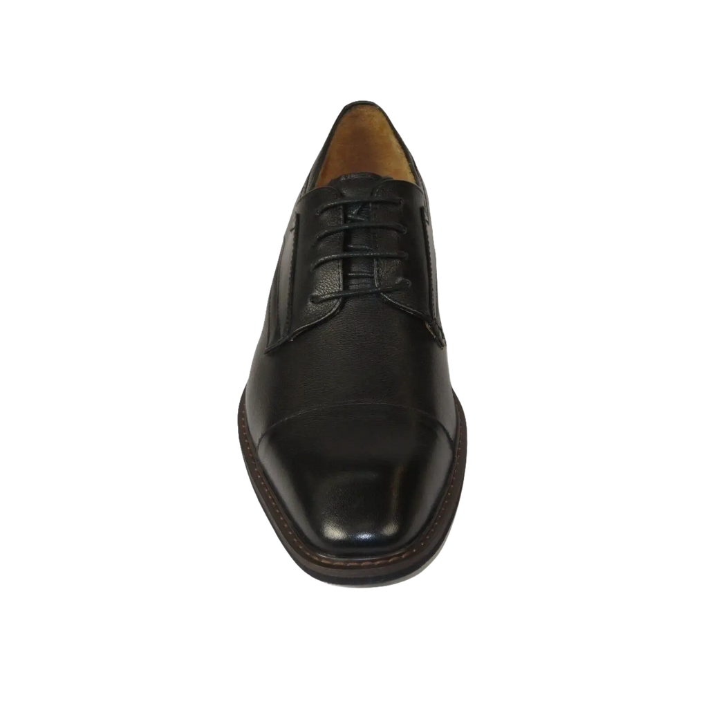 Men's Shoes Steve Madden Soft Leather upper Lace Up Navin BLack - J.Valintin Men's Wear Legend - 99704