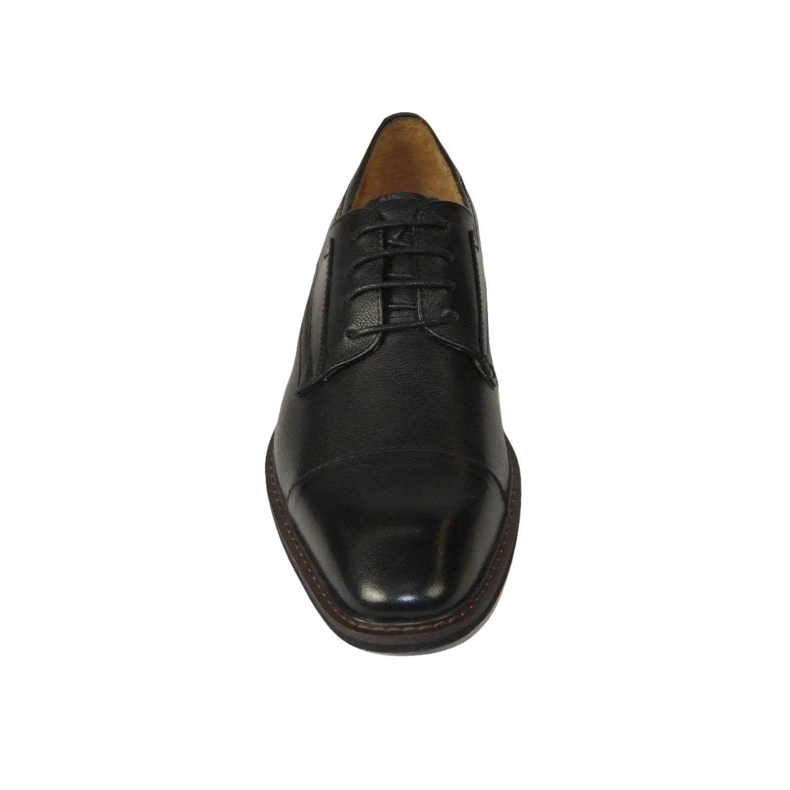Men's Shoes Steve Madden Soft Leather upper Lace Up Navin BLack - J.Valintin Men's Wear Legend - 99704