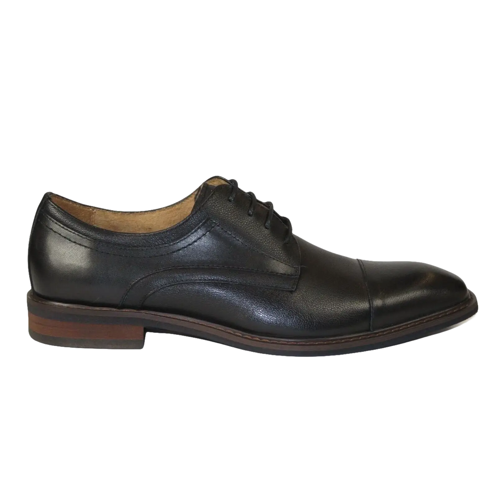 Men's Shoes Steve Madden Soft Leather upper Lace Up Navin BLack - J.Valintin Men's Wear Legend - 99704