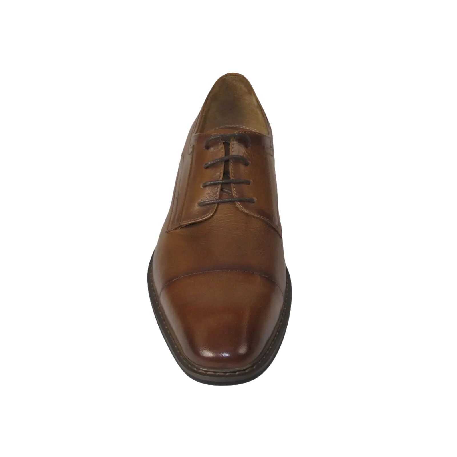 Men's Shoes Steve Madden Soft Leather upper Lace Up Navin Brandy - J.Valintin Men's Wear Legend - 99713