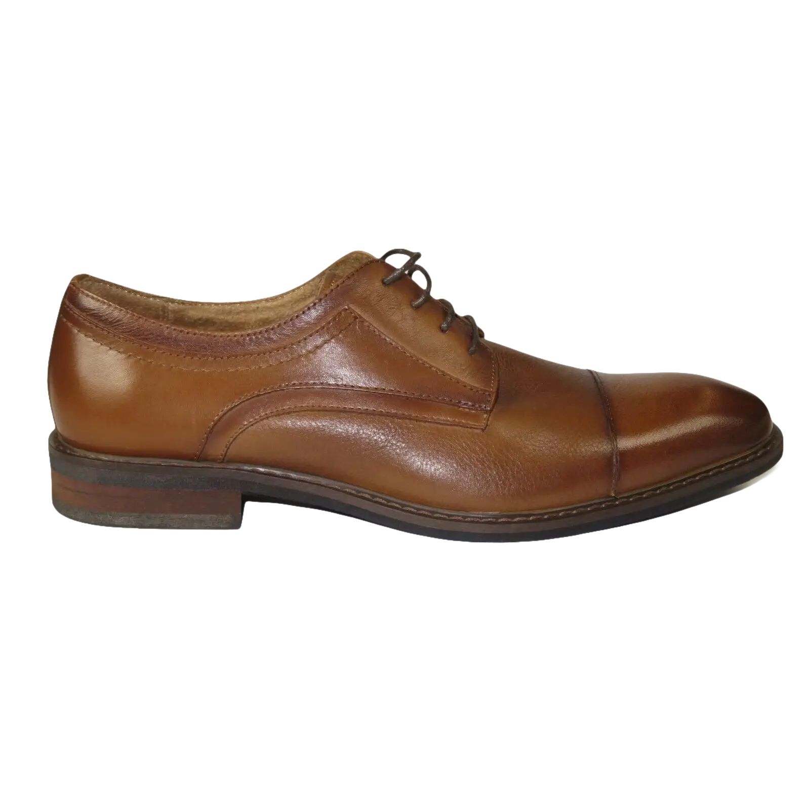 Men's Shoes Steve Madden Soft Leather upper Lace Up Navin Brandy - J.Valintin Men's Wear Legend - 99713