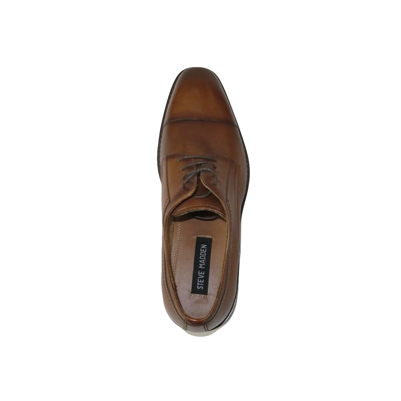Men's Shoes Steve Madden Soft Leather upper Lace Up Navin Brandy - J.Valintin Men's Wear Legend - 99713