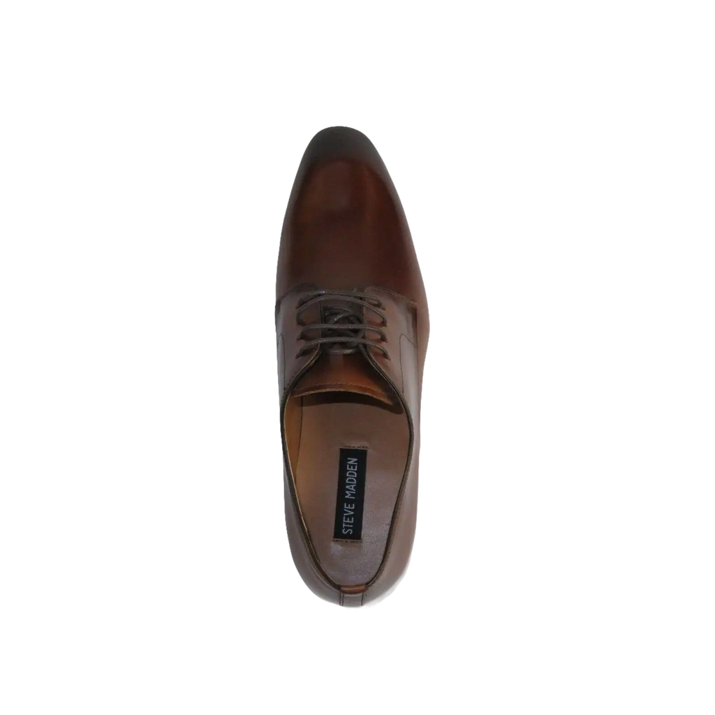 Men's Shoes Steve Madden Soft Leather upper Lace Up Parsens Tan - J.Valintin Men's Wear Legend - 99767