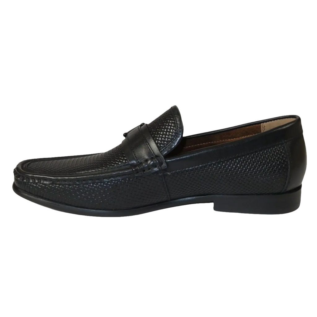 Men's Shoes Steve Madden Soft Leather upper Slip On Chivan Black - J.Valintin Men's Wear Legend - 100233