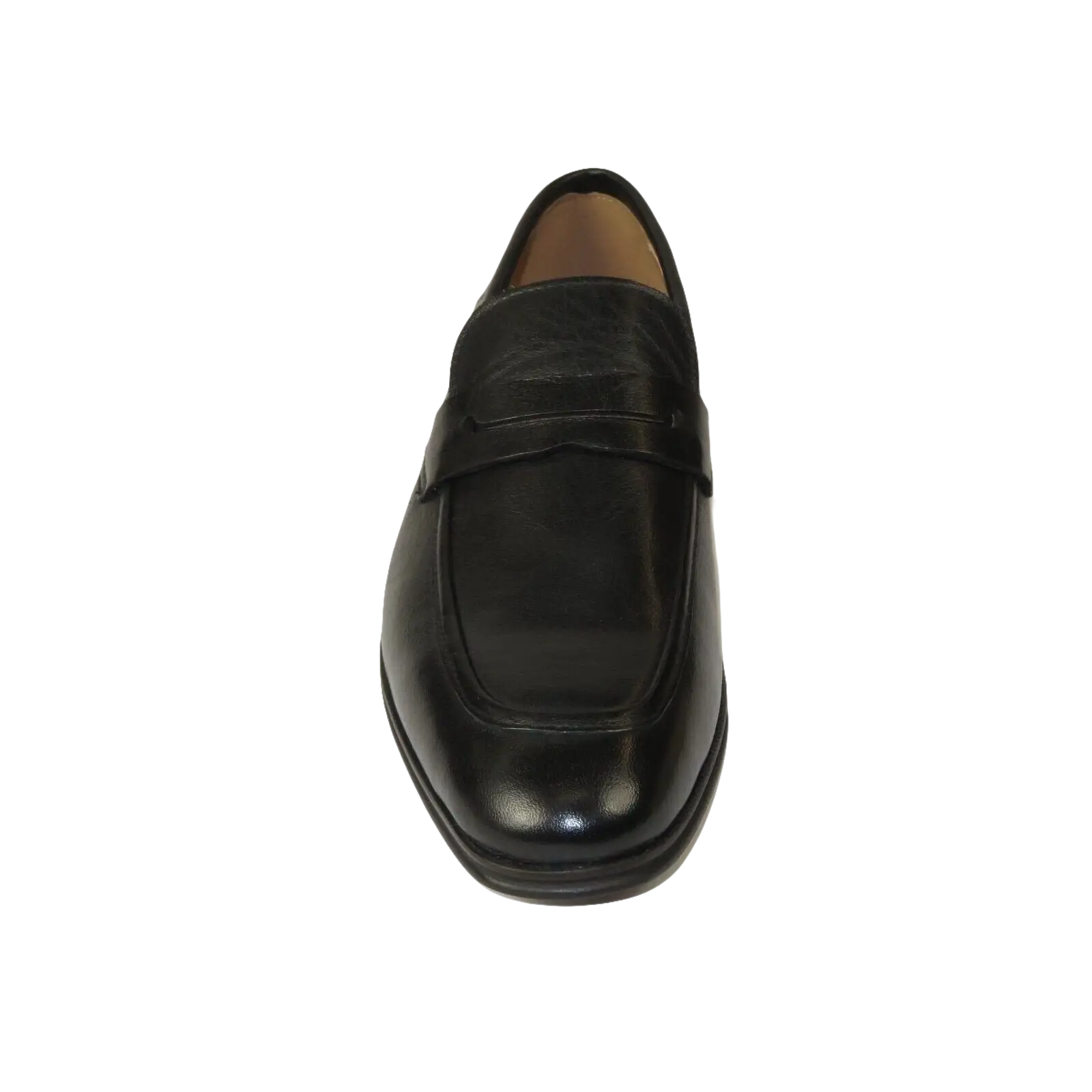 Men's Shoes Steve Madden Soft Leather upper Slip On Penny Acheron Black - J.Valintin Men's Wear Legend - 99739