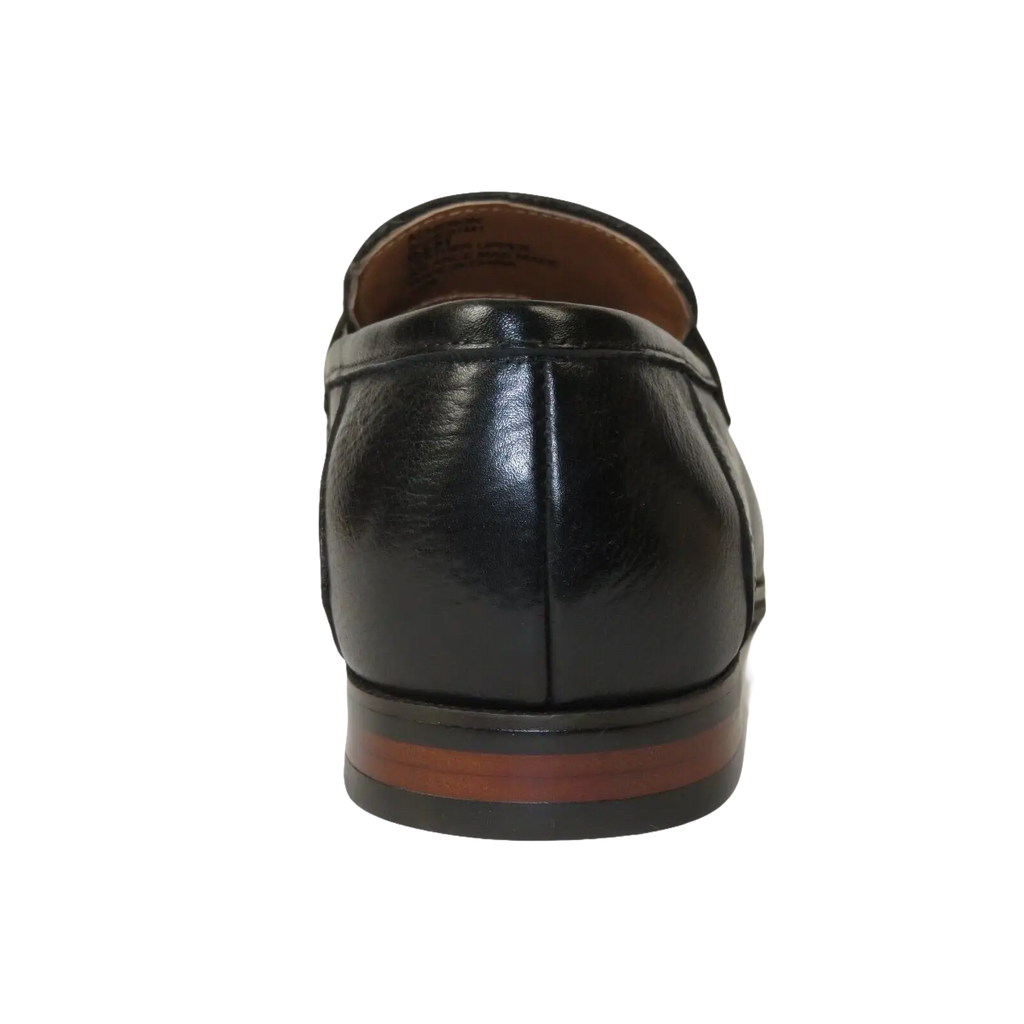 Men's Shoes Steve Madden Soft Leather upper Slip On Penny Acheron Black - J.Valintin Men's Wear Legend - 99739