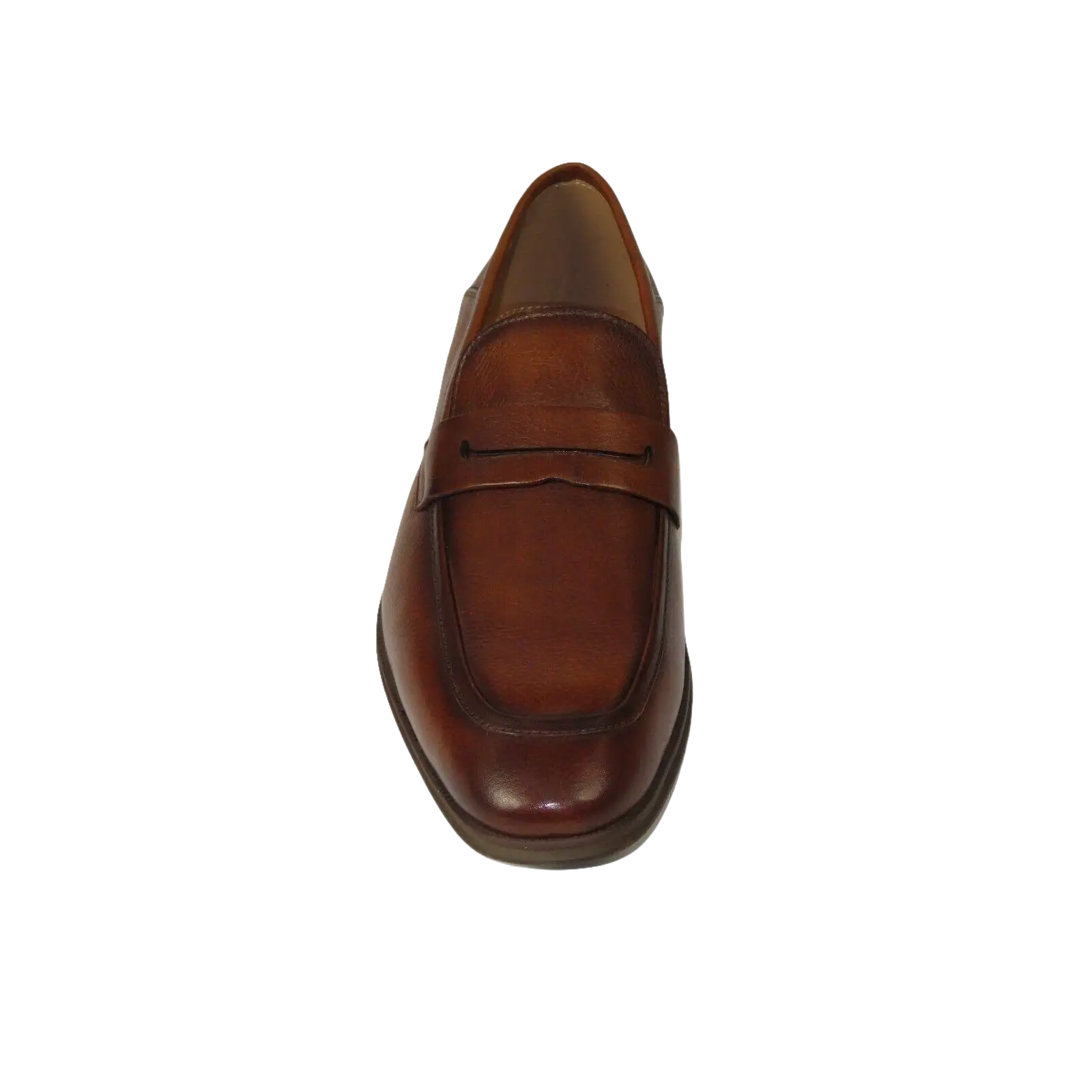 Men's Shoes Steve Madden Soft Leather upper Slip On Penny Acheron Brandy - J.Valintin Men's Wear Legend - 99730