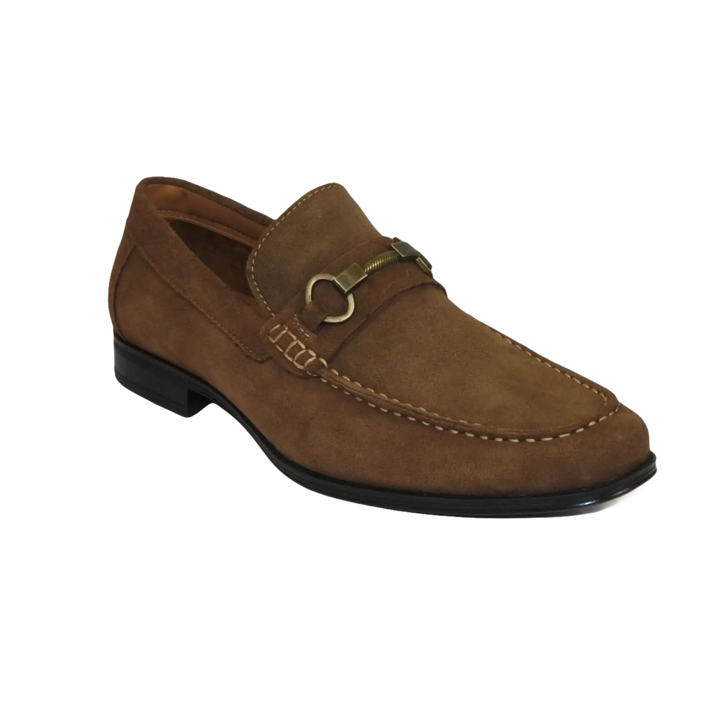 Men's Shoes Steve Madden Soft Suede Leather upper Slip on GADDIS Tobacco Tan - J.Valintin Men's Wear Legend - 100757