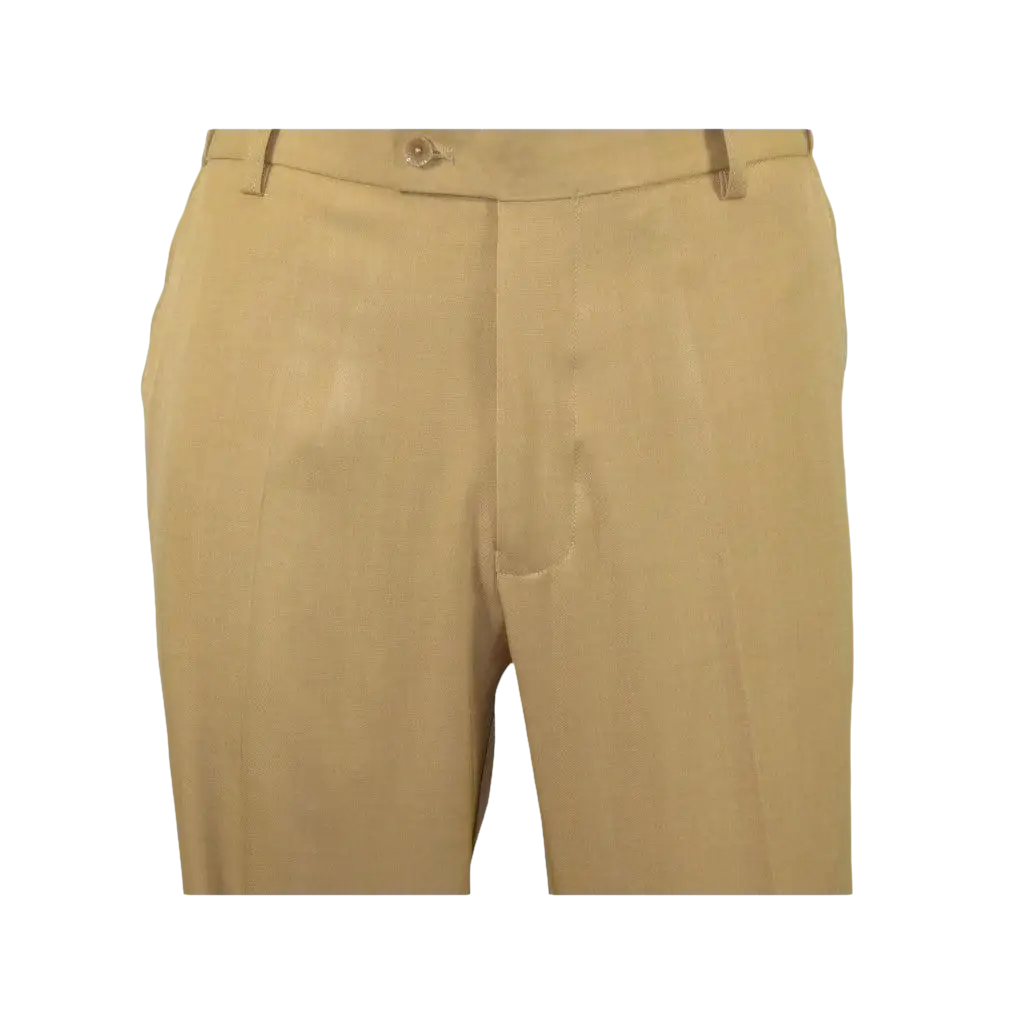 Men's Silversilk 2pc Walking Leisure Matching Suit Italian Woven Knits 71044 Tan - J.Valintin Men's Wear Legend - 71044 - Tan - M
