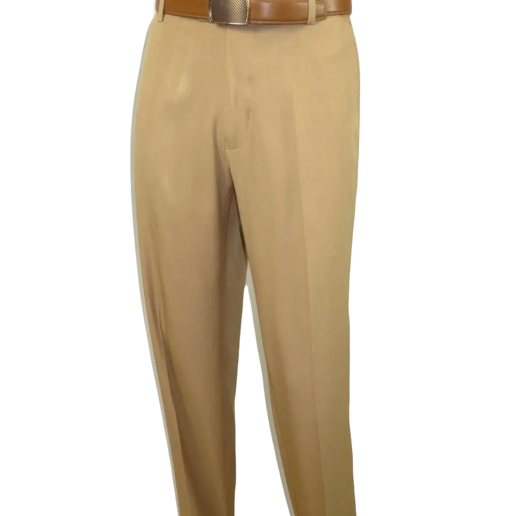 Men's Silversilk 2pc Walking Leisure Matching Suit Italian Woven Knits 71044 Tan - J.Valintin Men's Wear Legend - 71044 - Tan - M