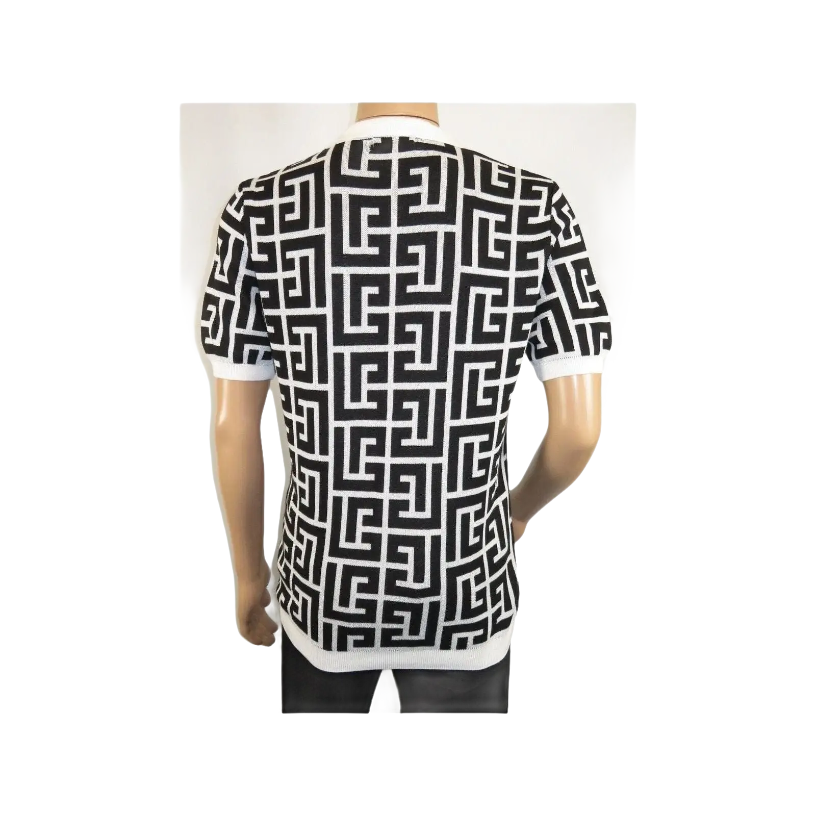 Men's Sports Shirt LCR MIZUMI Soft Cotton Blend Fashion Polo Style 11170 - A Black - J.Valintin Men's Wear Legend - 99632