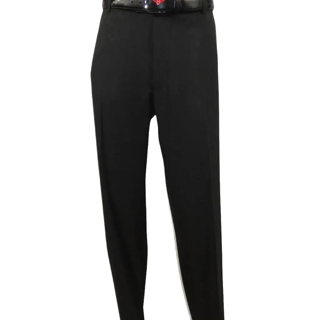Mens Stacy Adams Pants Elastic waist band feature 51016 Black 42 Waist - J.Valintin Men's Wear Legend - 51016 - black - 42