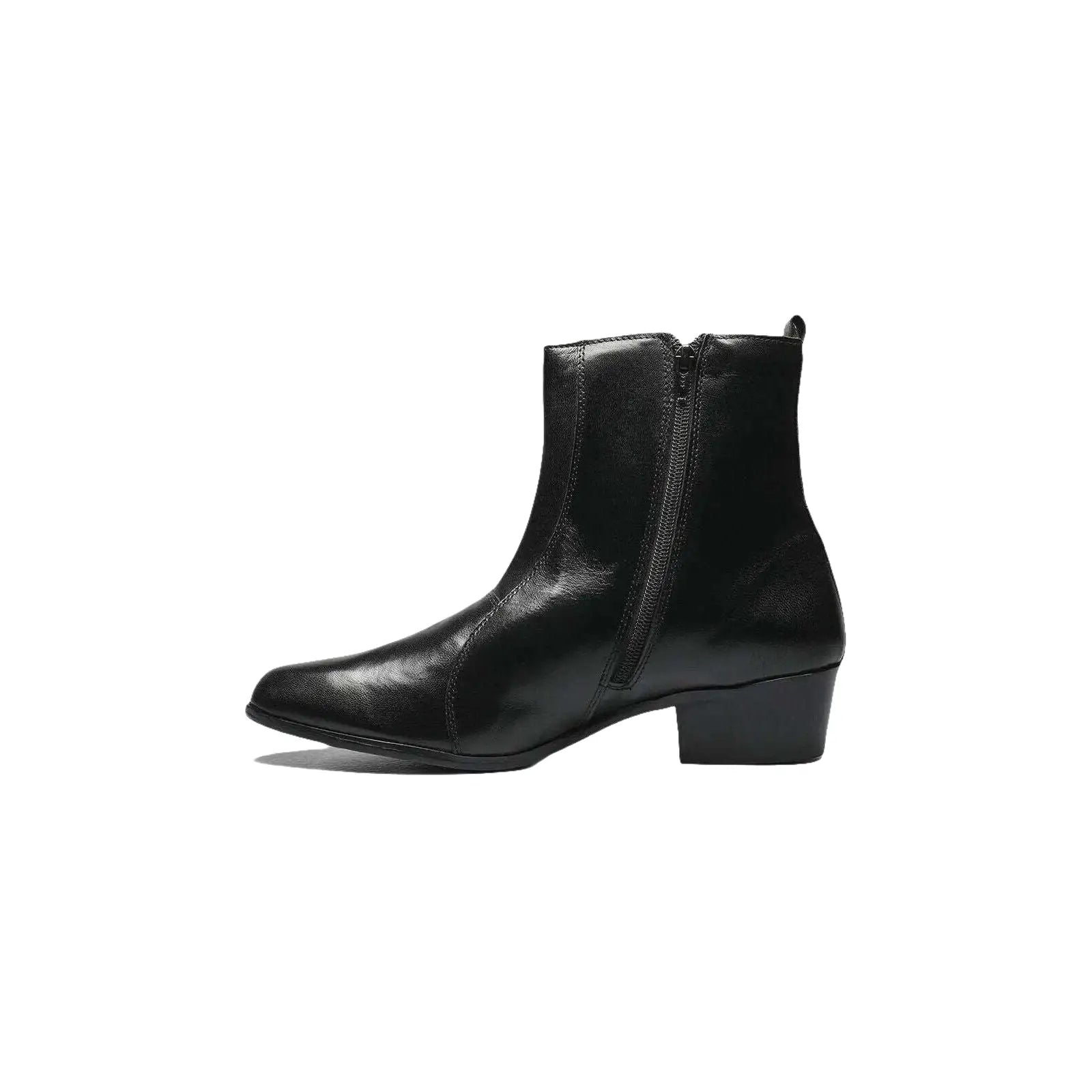 Men's Stacy Adams Santos Side Zip Boot Soft Leather Black 24855 - 001 - J.Valintin Men's Wear Legend - 24855 - 001_7