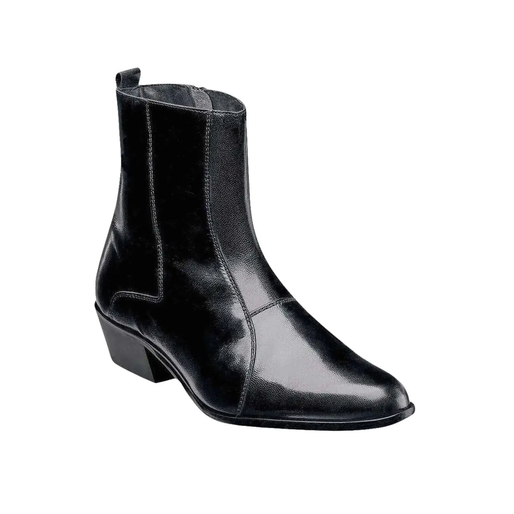 Men's Stacy Adams Santos Side Zip Boot Soft Leather Black 24855 - 001 - J.Valintin Men's Wear Legend - 24855 - 001_7