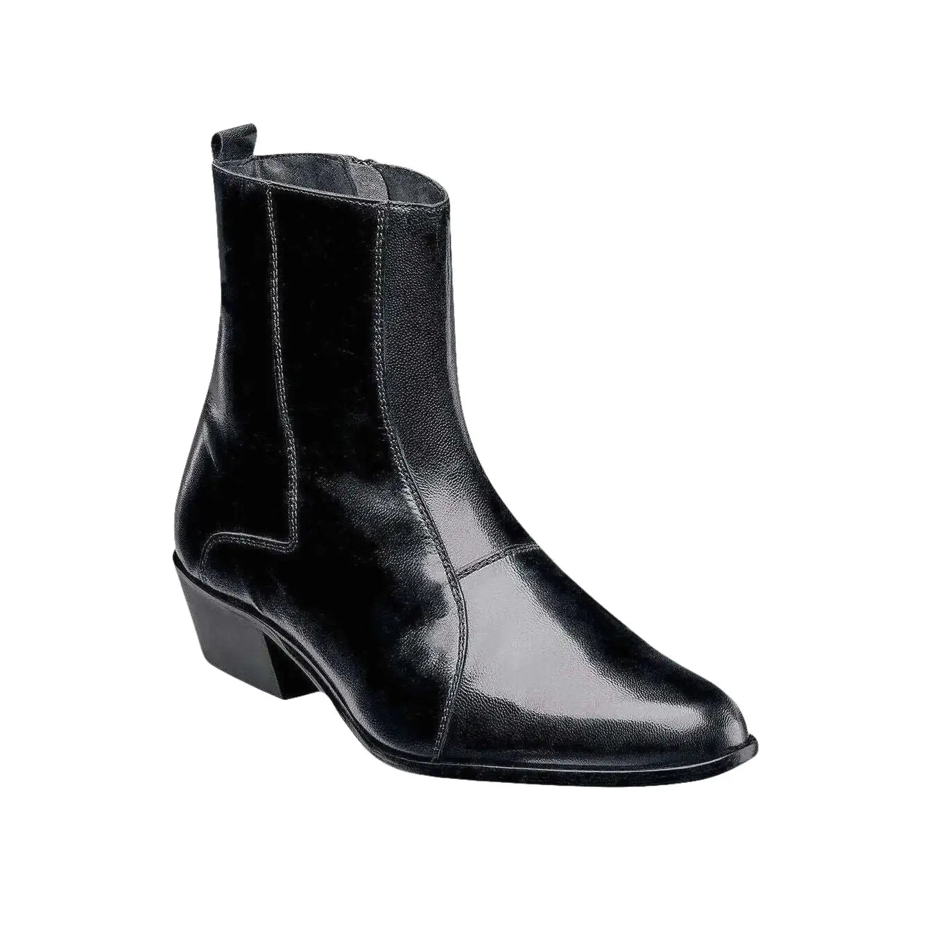 Men's Stacy Adams Santos Side Zip Boot Soft Leather Black 24855 - 001 - J.Valintin Men's Wear Legend - 24855 - 001_7