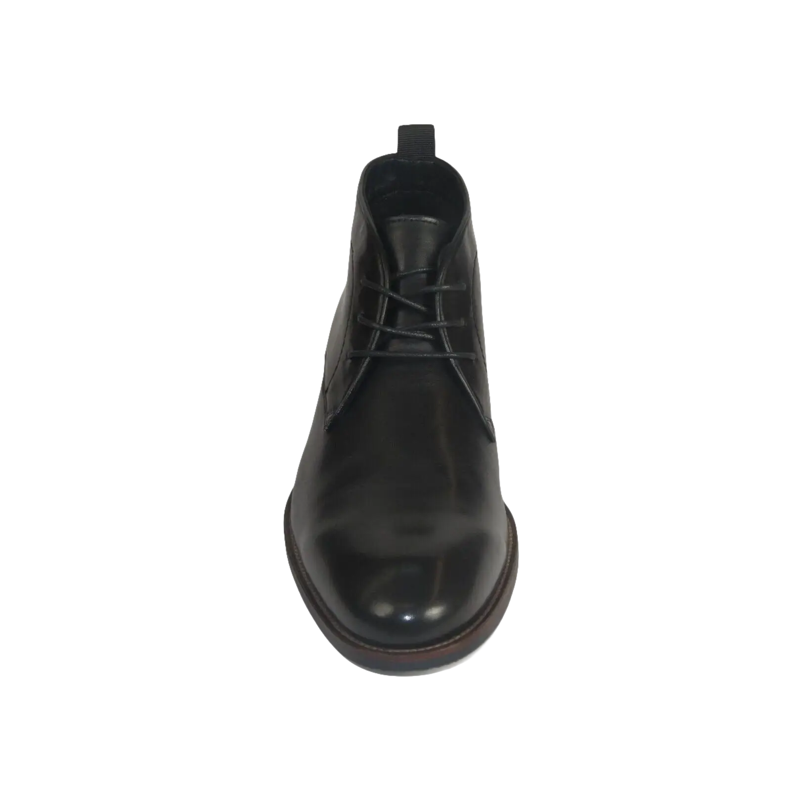 Men's Steve Madden Boot High Top Shoes Lace up Soft Leather Shaunn Black - J.Valintin Men's Wear Legend - 99668