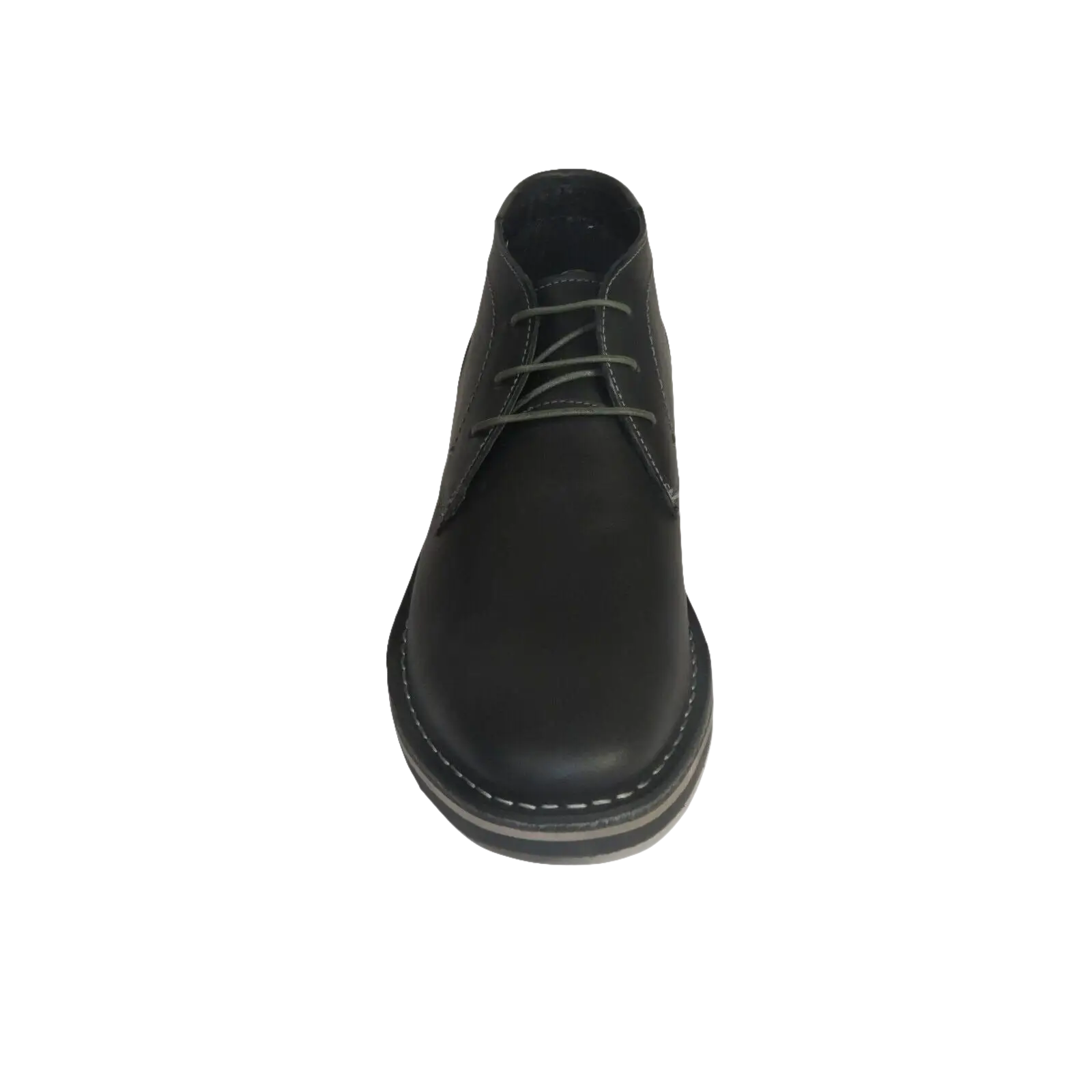 Men's Steve Madden Chuka Boot Soft Leather Lace up Harken Black - J.Valintin Men's Wear Legend - 99659