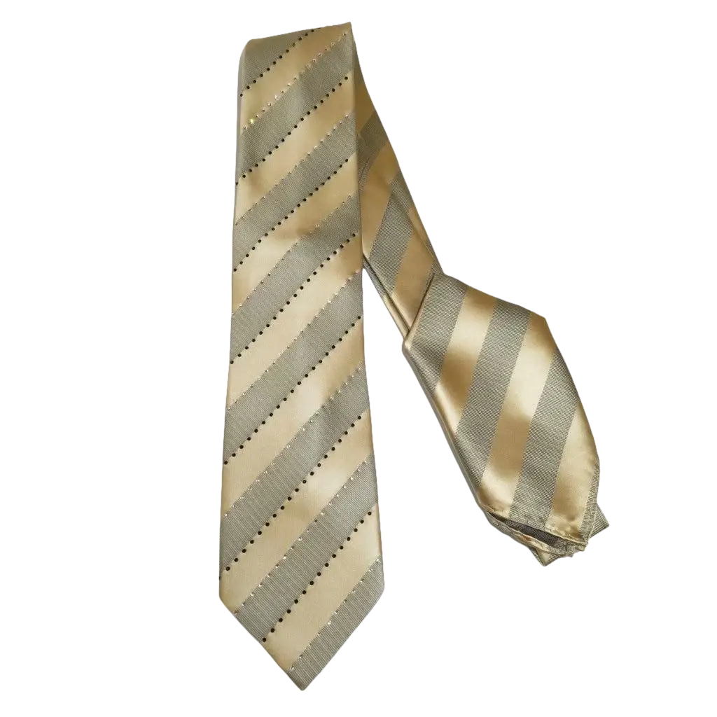 Mens Steven Land Density 100% Satin Silk Crystal Tie/Hankie Set CR27 - 13 - J.Valintin Men's Wear Legend - CR27 - 13