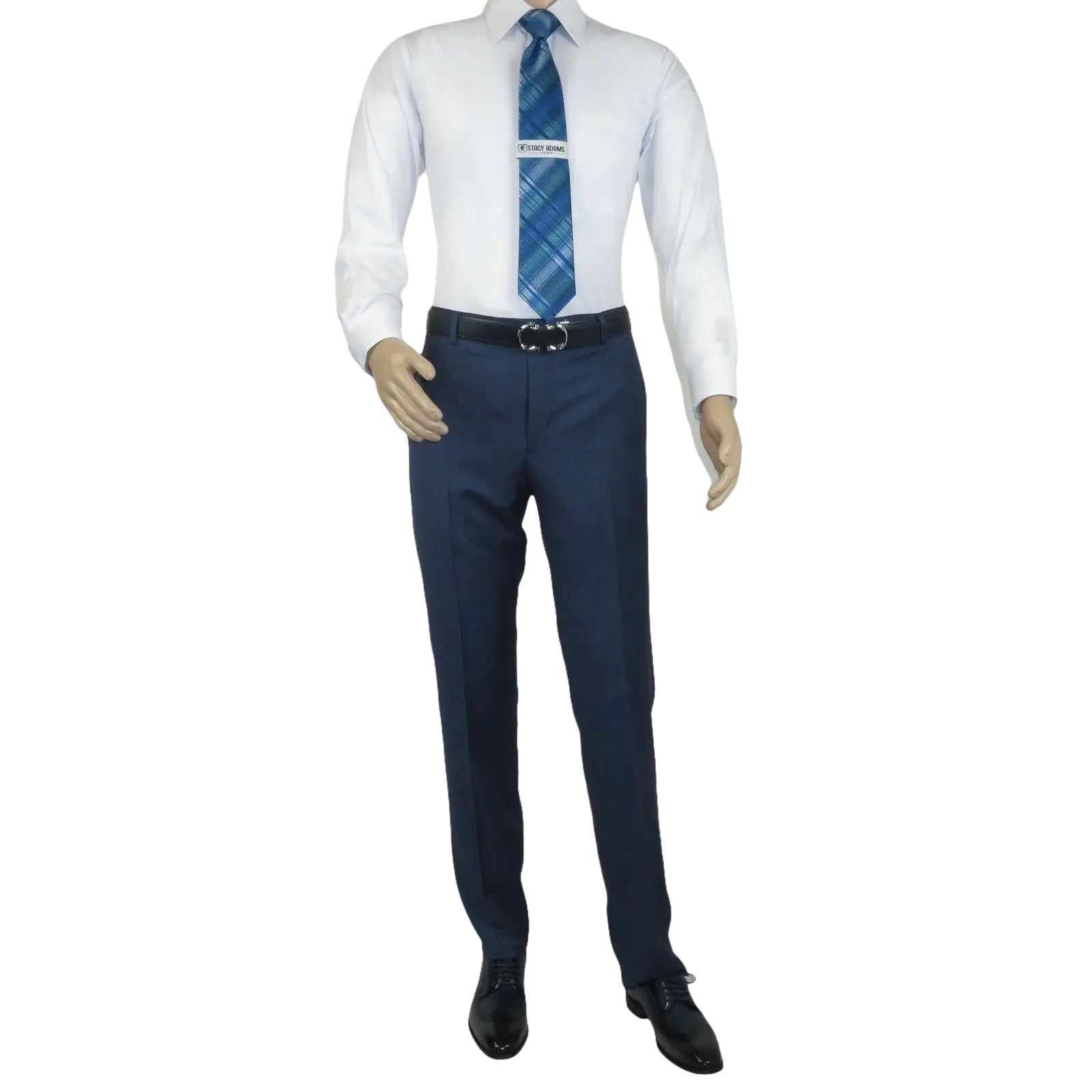 Men's Suit by Giorgio Cosani Textured Wool/Cashmere Blend 901 - 19 Blue 52 Long - J.Valintin Men's Wear Legend - 29367