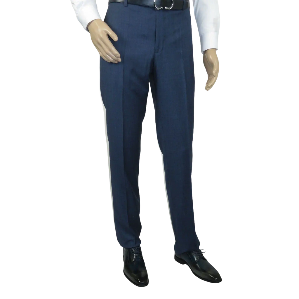 Men's Suit by Giorgio Cosani Textured Wool/Cashmere Blend 901 - 19 Blue 52 Long - J.Valintin Men's Wear Legend - 29367