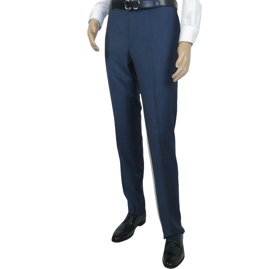 Men's Suit by Giorgio Cosani Textured Wool/Cashmere Blend 901 - 19 Blue 52 Long - J.Valintin Men's Wear Legend - 29367