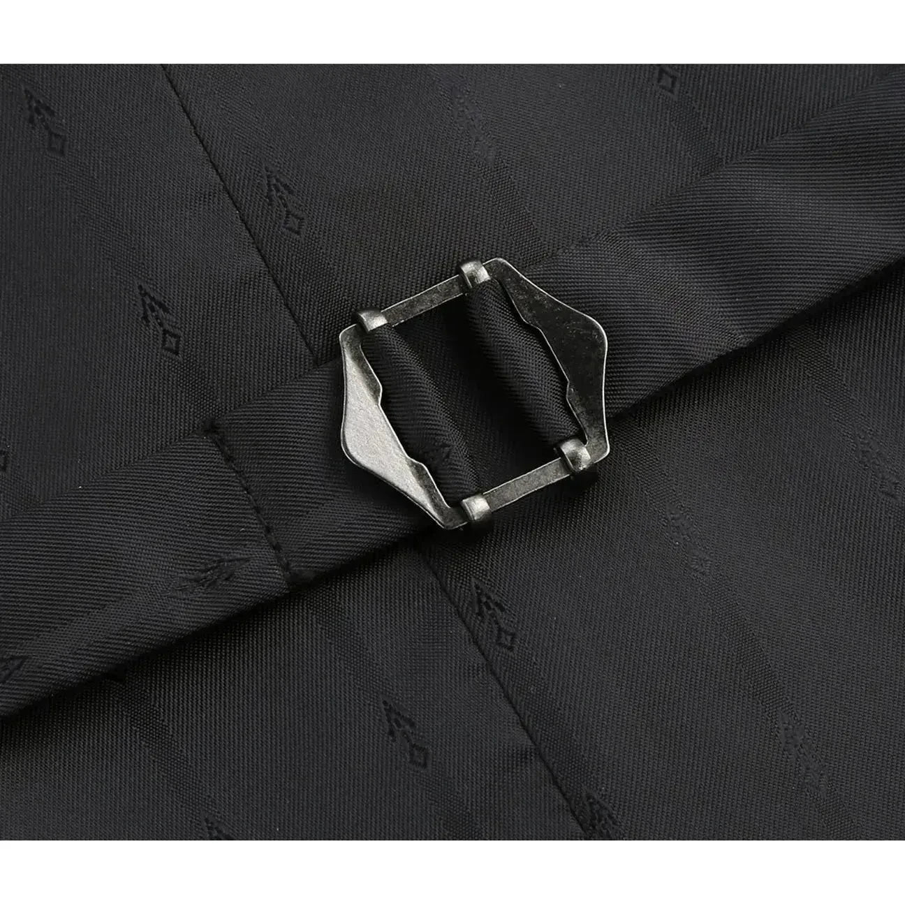 Men's Suit Separate Vest V - neck Adjustable Strap 5Button 2Pockets 202 - 1 Charcoal - J.Valintin Men's Wear Legend - 202 - 1 - Charcoal Vest - 36