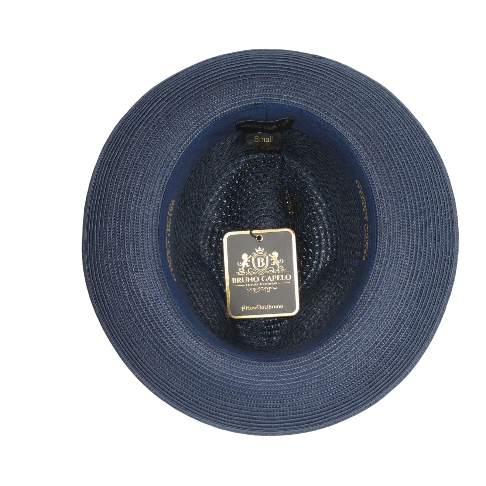 Men's Summer Spring Braid Straw style Hat by BRUNO CAPELO JULIAN JU907 Navy - J.Valintin Men's Wear Legend - Ju907 - Navy - S