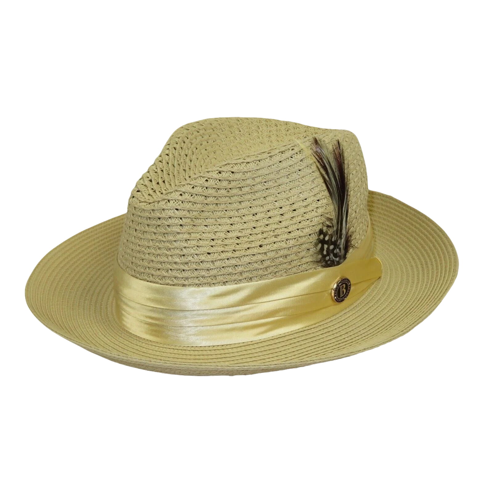 Men's Summer Spring Braid Straw style Hat by BRUNO CAPELO JULIAN JU925 Beige - J.Valintin Men's Wear Legend - 100437