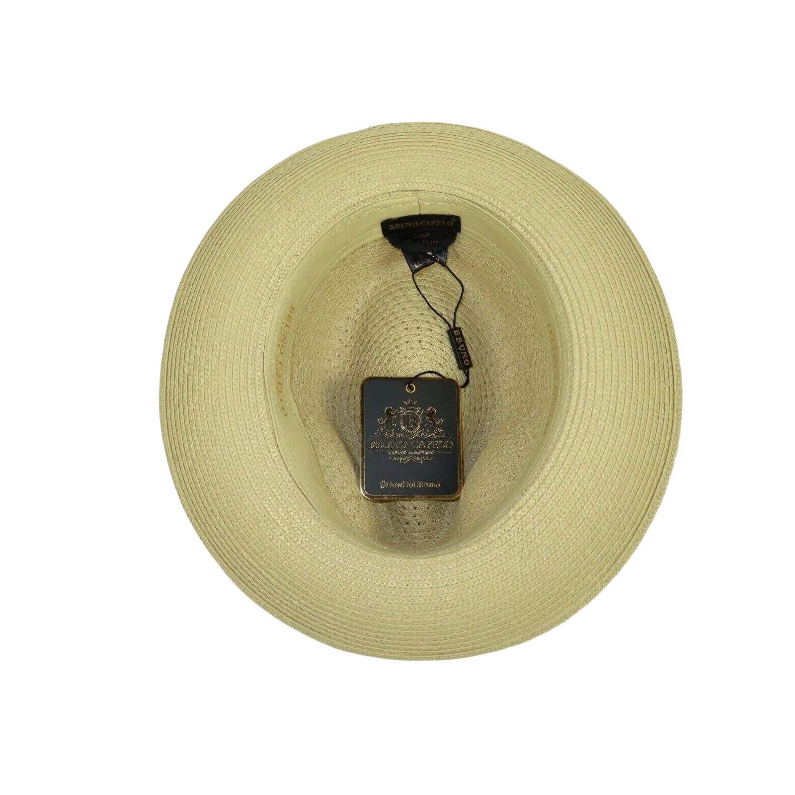 Men's Summer Spring Braid Straw style Hat by BRUNO CAPELO JULIAN JU925 Beige - J.Valintin Men's Wear Legend - 100437