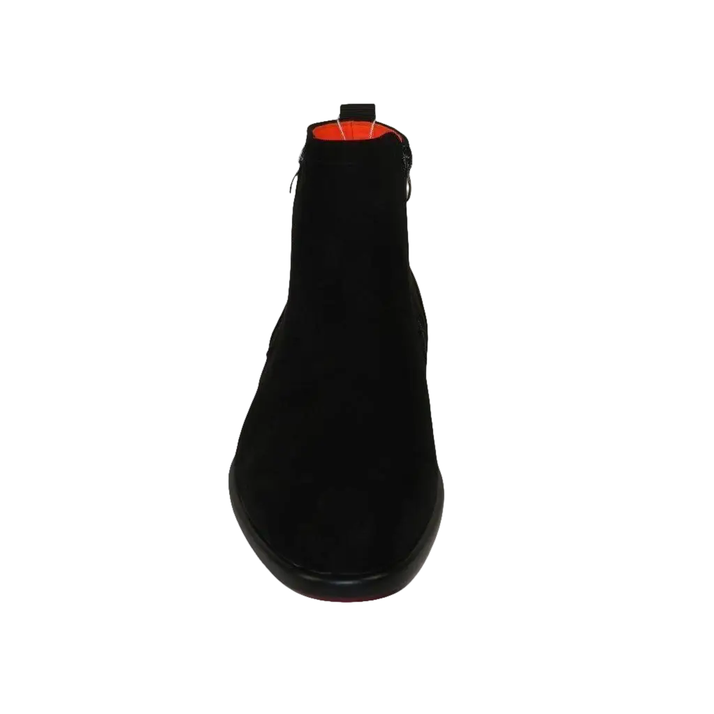 Men's TAYNO Chelsea Chukka Soft Micro Suede Zip up Boot Coupe S Black - J.Valintin Men's Wear Legend - Coupe S - Black - 9
