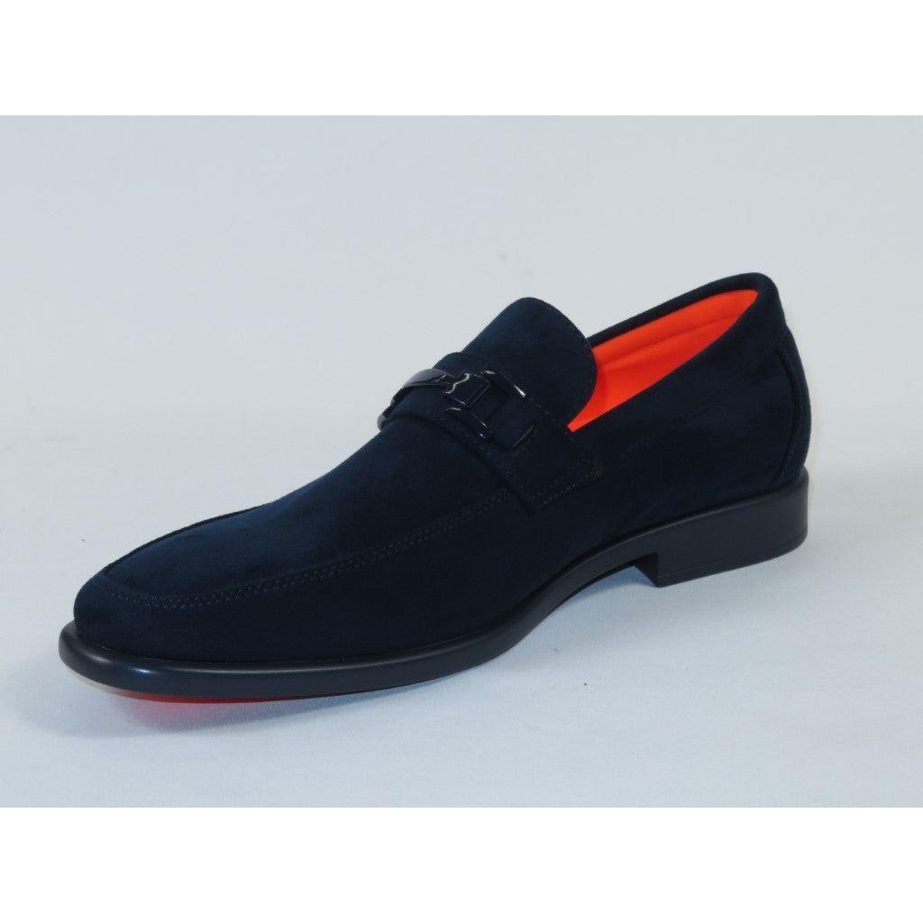 Men's TAYNO Shoes Soft Micro Suede Slip - on Loafer THE CAPRIO S Navy - J.Valintin Men's Wear Legend - Caprio S - Navy - 9
