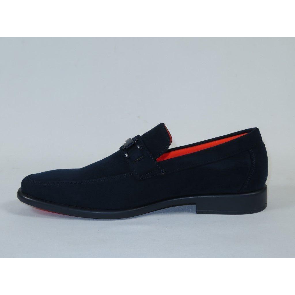 Men's TAYNO Shoes Soft Micro Suede Slip - on Loafer THE CAPRIO S Navy - J.Valintin Men's Wear Legend - Caprio S - Navy - 9
