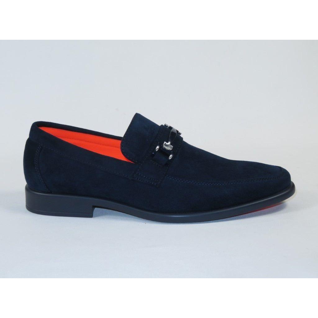 Men's TAYNO Shoes Soft Micro Suede Slip - on Loafer THE CAPRIO S Navy - J.Valintin Men's Wear Legend - Caprio S - Navy - 9