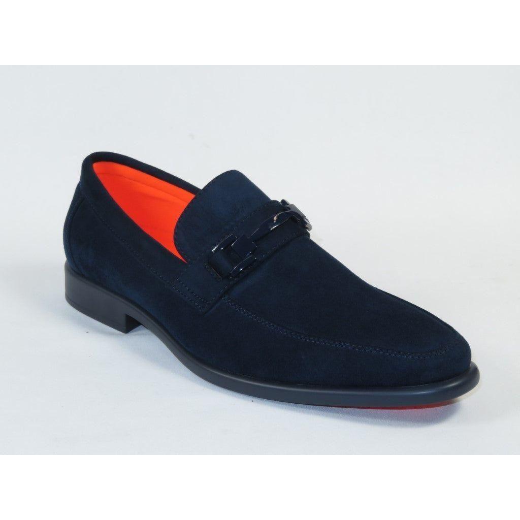 Men's TAYNO Shoes Soft Micro Suede Slip - on Loafer THE CAPRIO S Navy - J.Valintin Men's Wear Legend - Caprio S - Navy - 9