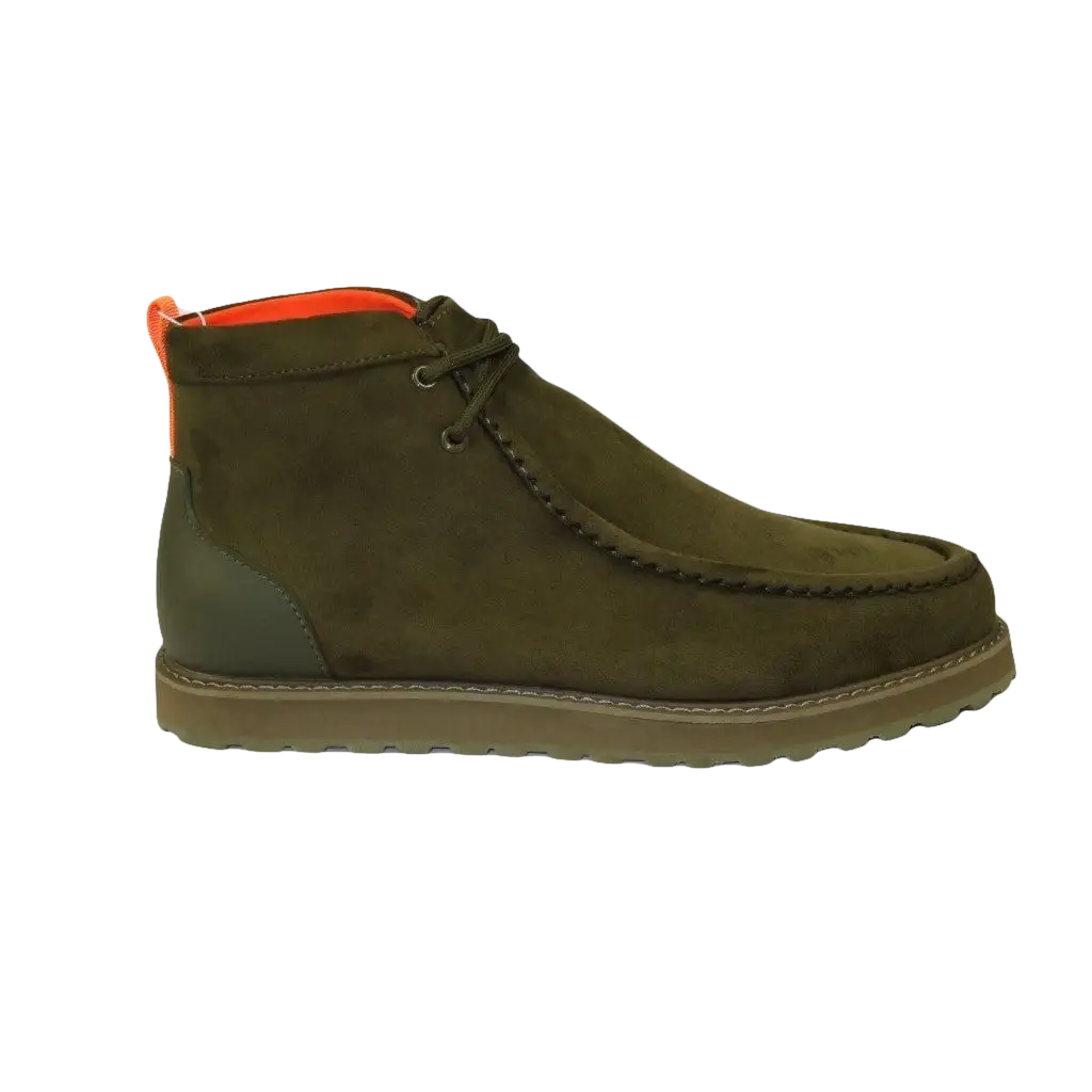 Men's TAYNO Wallabee Style Chukka Boots Soft Micro Suede MOJAVE S Olive - J.Valintin Men's Wear Legend - Mojave S - Olive - 9